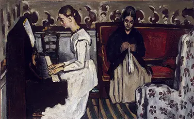 The Overture to Tannhauser - The Artist's Mother and Sister Paul Cezanne